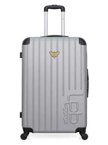 Les P´tites Bombes Hardcase-Trolley in Silber - (B)47 x (H)75 x (T)29 cm