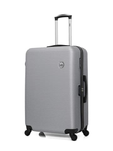 Les P´tites Bombes Hardcase-trolley "Munich" zilverkleurig - (B)49 x (H)70 x (D)33,5 cm