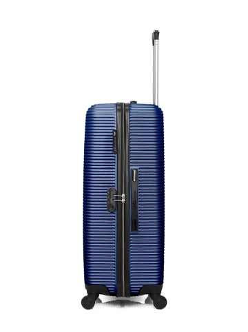 Les P´tites Bombes Hardcase-trolley "Munich" donkerblauw - (B)49 x (H)70 x (D)33,5 cm