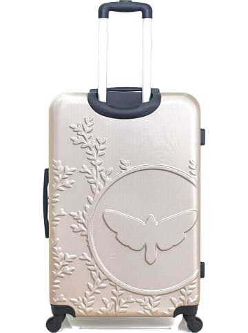 Les P´tites Bombes Hardcase-trolley "Nais" goudkleurig - (B)47 x (H)75 x (D)29 cm