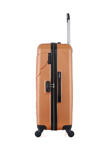 Les P´tites Bombes Hardcase-trolley "Norine-A" oranje - (B)47 x (H)75 x (D)29 cm