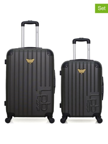 Les P´tites Bombes 2-częściowy zestaw w kolorze antracytowym