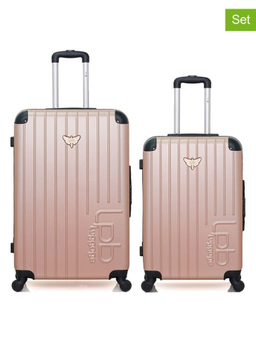 Les P´tites Bombes 2tlg. Hardcase-Trolleyset in Beige