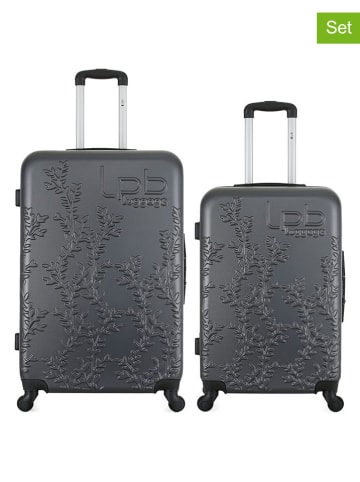 Les P´tites Bombes 2tlg. Hardcase-Trolleyset "Nais" in Anthrazit