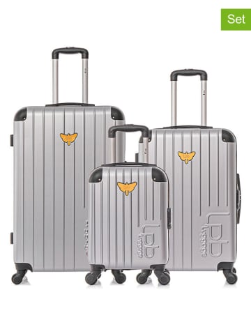 Les P´tites Bombes 3-częściowy zestaw w kolorze szarym