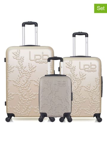 Les P´tites Bombes 3-częściowy zestaw "Nais" w kolorze beżowym