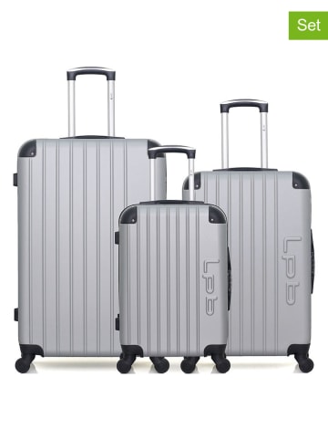 Les P´tites Bombes 3-częściowy zestaw "Hambourg" w kolorze srebrnym