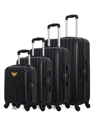 Les P´tites Bombes 4-częściowy zestaw w kolorze czarnym