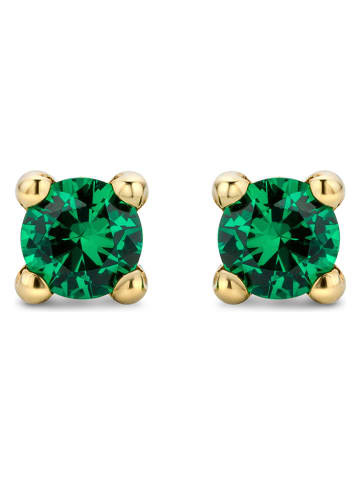 Diamant Exquis Gouden oorstekers met edelstenen