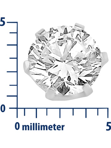 Revoni Weißgold-Ohrstecker mit Zirkonias