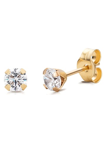 Revoni Gold-Ohrstecker mit Edelsteinen