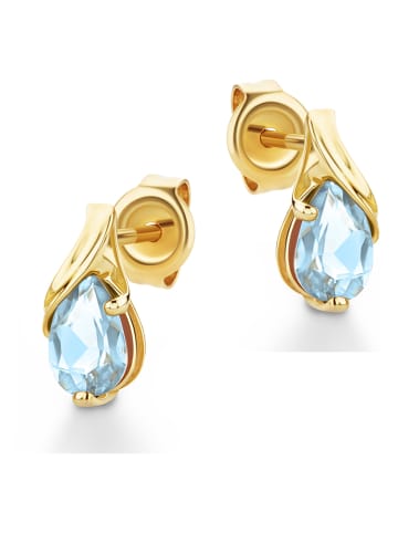 Diamant Exquis Gold-Ohrstecker mit Edelsteinen