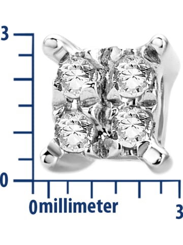 Revoni Weißgold-Ohrstecker mit Diamanten