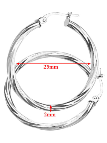 Revoni Witgouden creolen