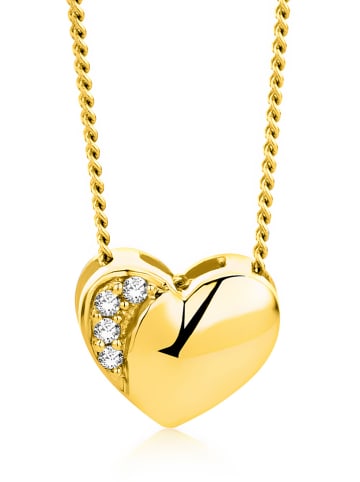 Diamant Exquis Gold-Halskette mit Diamanten - (L)45 cm