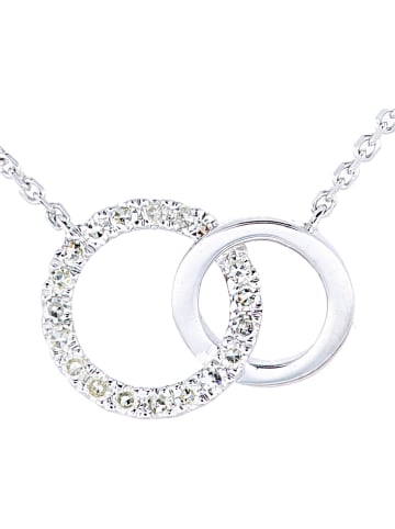 Revoni Witgouden ketting met diamanten - (L)46 cm