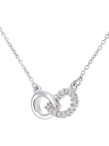 Rinani Weißgold-Halskette mit Diamanten - (L)42 cm