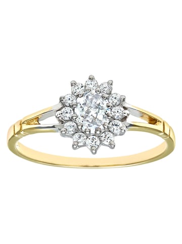 Revoni Złoty pierścionek z cyrkoniami