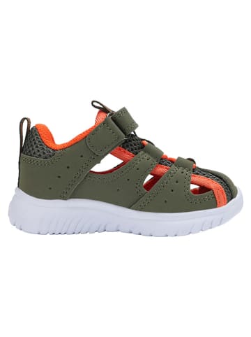 Kangaroos Enkelsandalen kaki/oranje