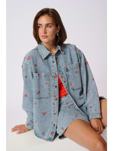 Kaffe Jeansjacke in Hellblau