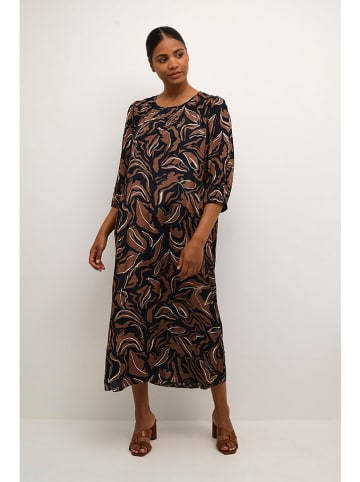 Kaffe Kleid in Braun/ Schwarz