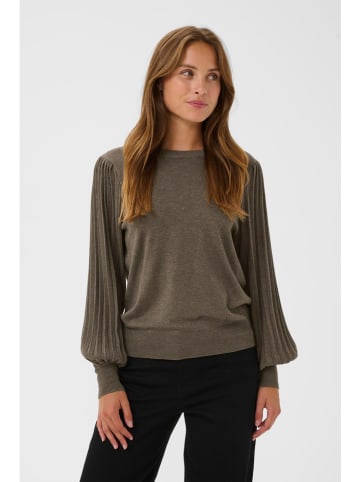 Kaffe Pullover in Braun