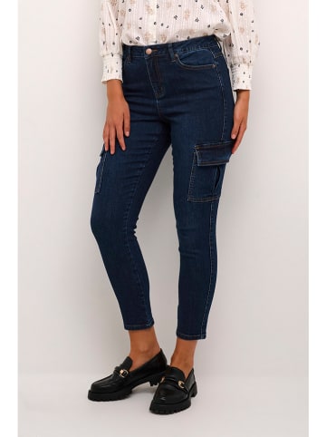 Kaffe Spijkerbroek - slim fit - donkerblauw