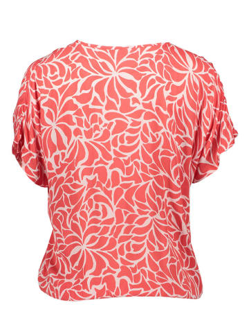 Kaffe Bluse in Rot/ Creme