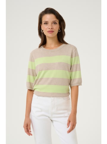 Kaffe Pullover in Beige/ Gelb