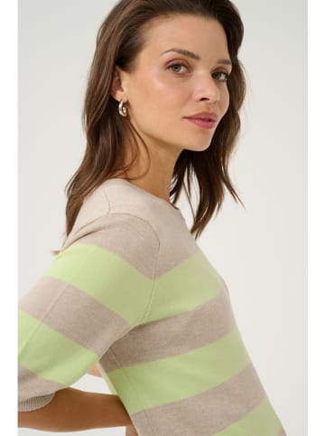 Kaffe Trui beige/geel