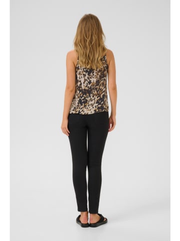 Kaffe Blousetop bruin/beige