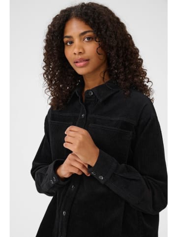 Kaffe Corduroyblouse zwart