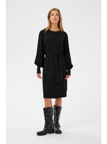 Kaffe Strickkleid in Schwarz