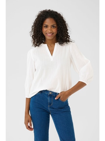 Kaffe Bluse in Weiß