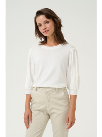 Kaffe Pullover in Creme