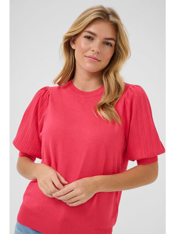 Kaffe Strickshirt in Pink