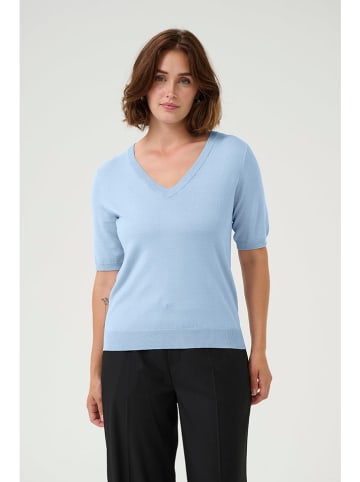 Kaffe Pullover in Hellblau