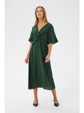 Kaffe Sukienka w kolorze ciemnozielonym