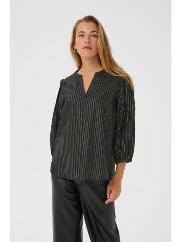 Kaffe Bluse in Schwarz