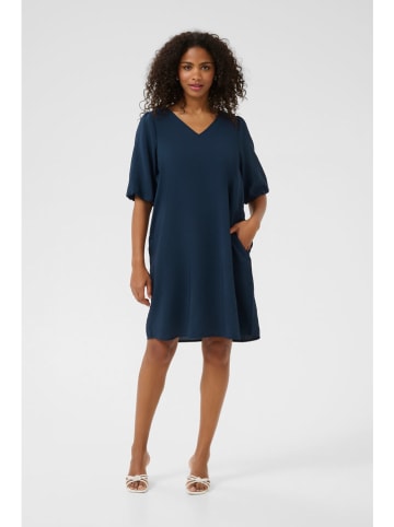 Kaffe Kleid in Dunkelblau