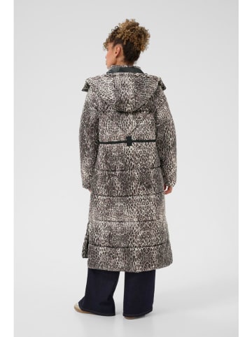 Cream Płaszcz zimowy w kolorze szarobrązowym