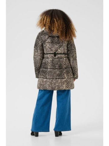 Cream Wintermantel in Taupe