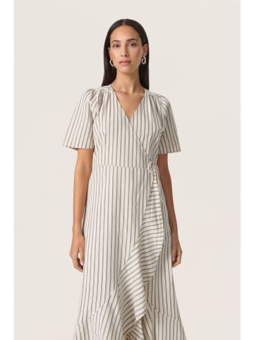 Soaked in Luxury Kleid in Creme/ Schwarz