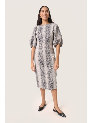 Soaked in Luxury Kleid "Sandja" in Grau