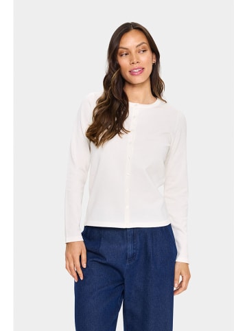 SAINT TROPEZ Cardigan in Creme