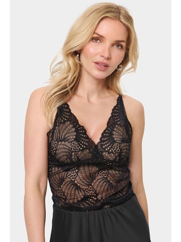 SAINT TROPEZ Blusentop "Daisy" in Schwarz