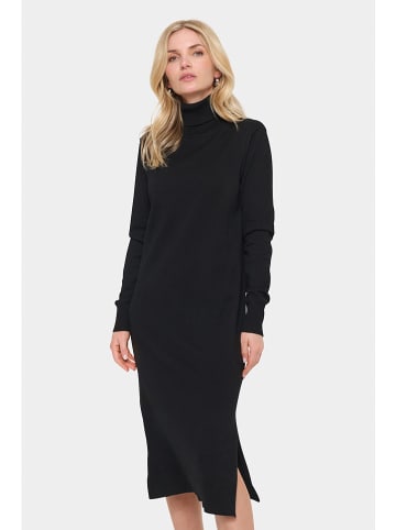 SAINT TROPEZ Gebreide jurk "Mila" zwart
