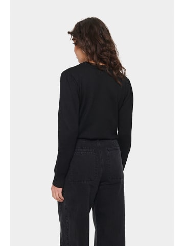 SAINT TROPEZ Pullover "Mila" in Schwarz