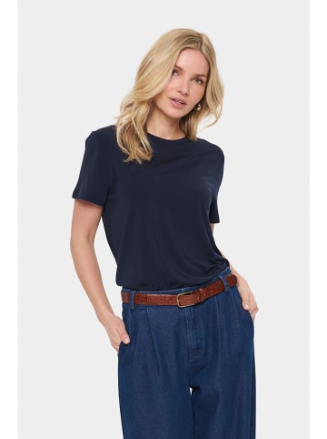 SAINT TROPEZ Shirt "Adelia" donkerblauw