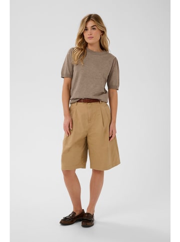 SAINT TROPEZ Sweter w kolorze beżowym